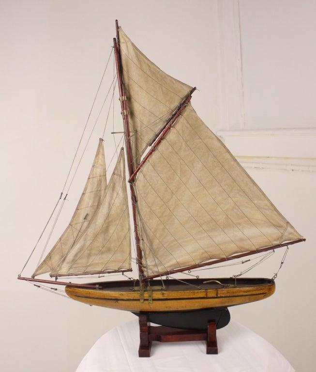 EIGHT Vintage English Pond Yacht Models Collection REDUCED 3