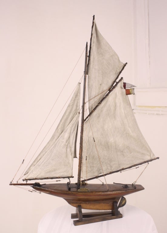 EIGHT Vintage English Pond Yacht Models Collection REDUCED 4