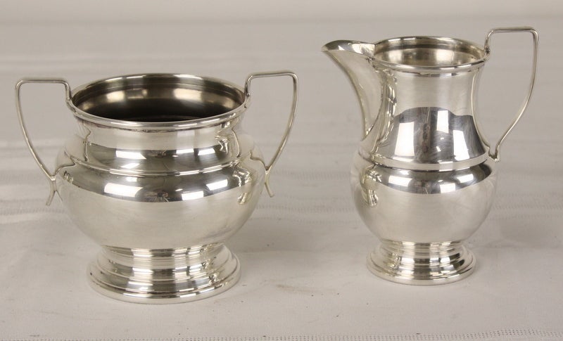 English Silverplated Four Piece Coffee/Tea Serving Set 1