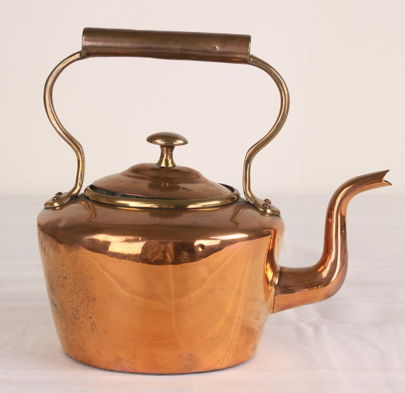 19th Century Three Piece Collection of Antique English Copper
