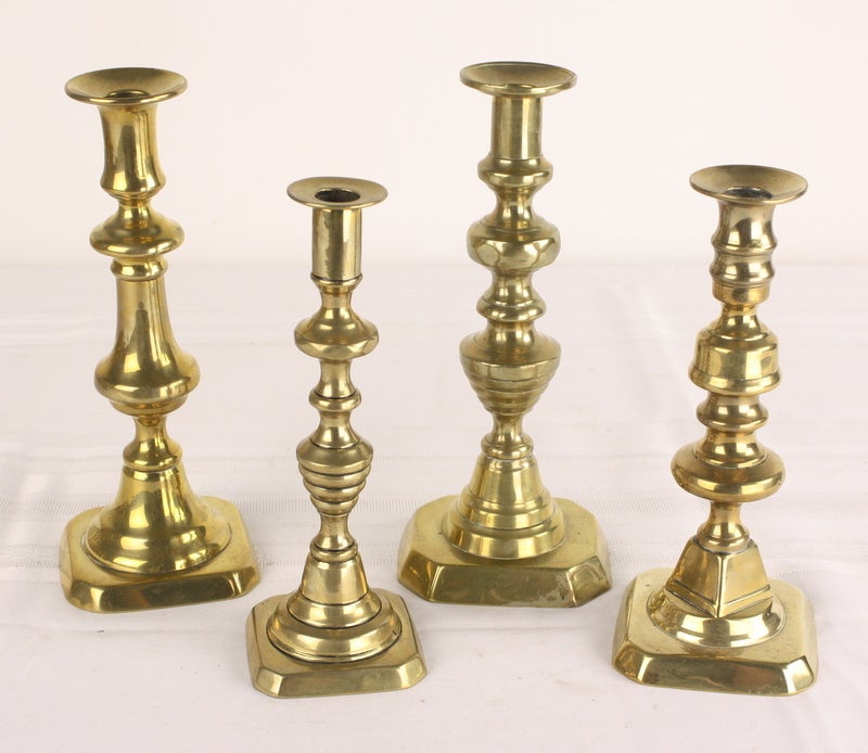 brass candlesticks antique