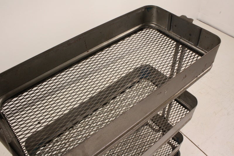 1930's French Industrial Steel Trolley 1