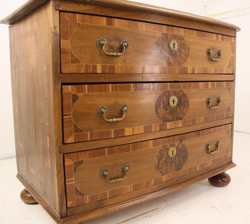 Bronze Outstanding Inlaid Louis XIV Commode