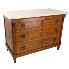 French Empire Fruitwood Commode