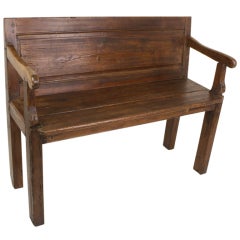 Antique French Pine Bench