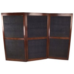 Antique Three-Fold Georgian Mahogany Dressing Screen