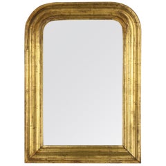 Charming Small Antique Gold Gilt Louis Philippe Mirror