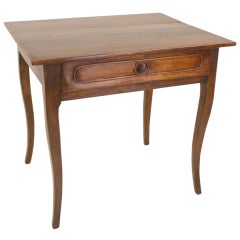 Antique French Cherry End Table