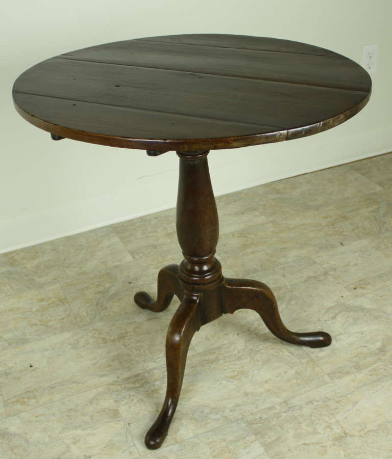 Period Georgian Oak Tripod Table
