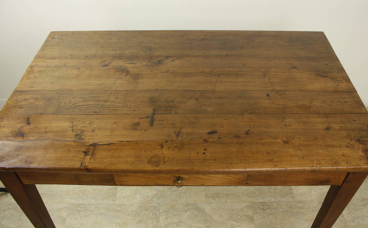 19th Century French Antique Cherry Writing Table