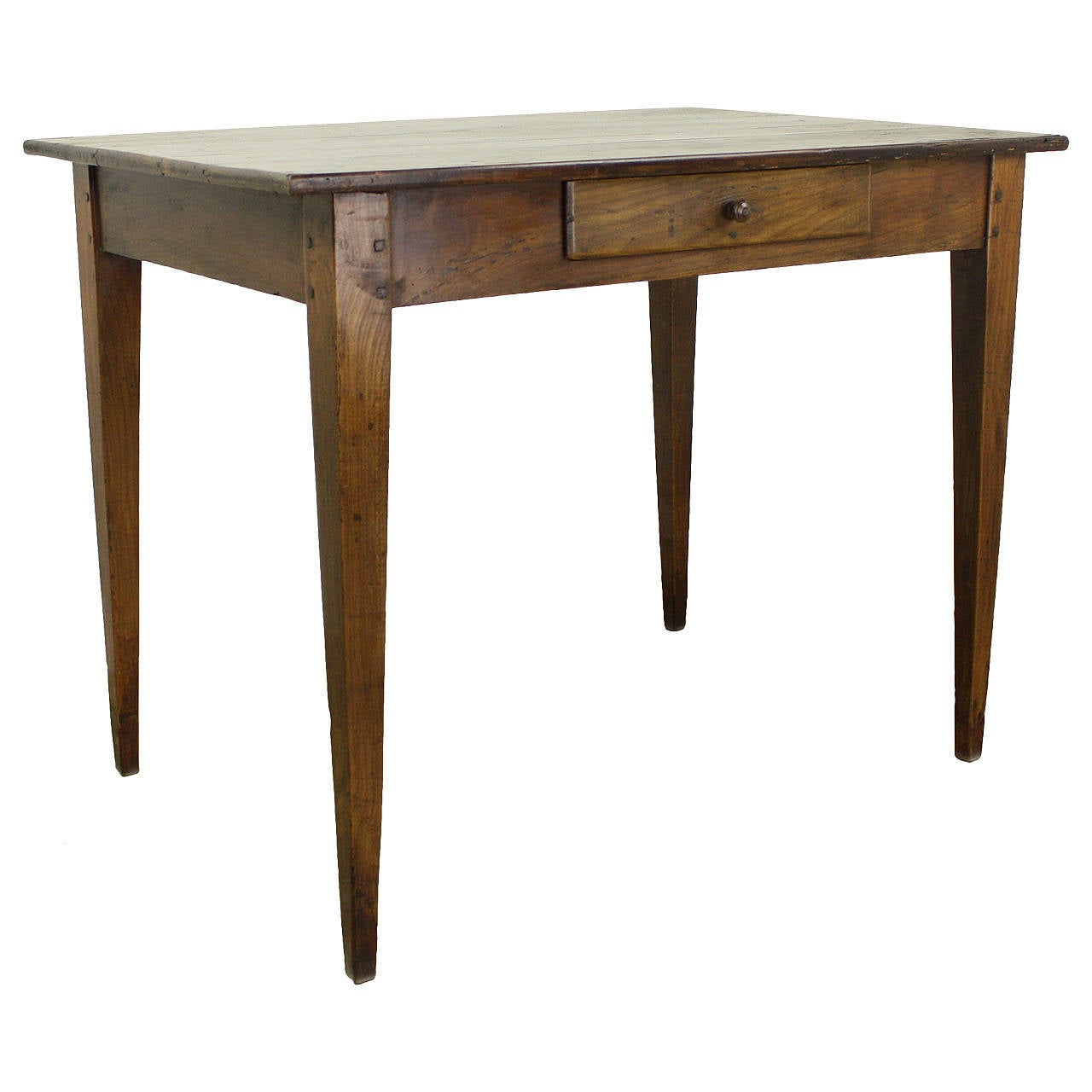 Antique Dark Cherry Writing Or Side Table