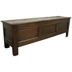 Antique French Chestnut Coffer