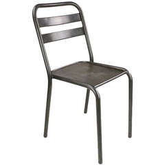 SIXVinta ge French Industrial Steel Dining Chairs