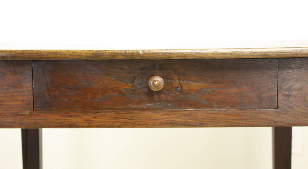 Chestnut Antique Oak Writing Table