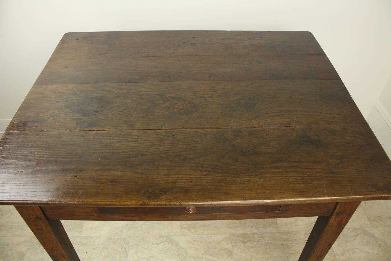 Antique Oak Writing Table In Good Condition In Port Chester, NY