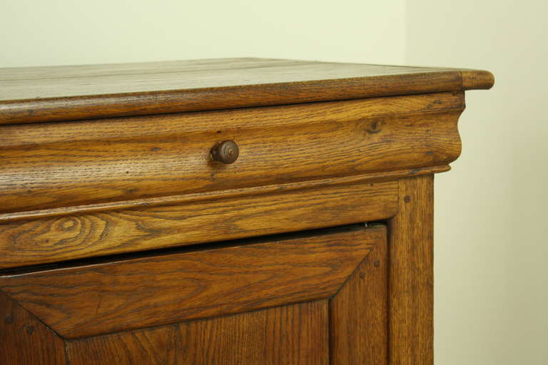 Wood Antique French Louis Philippe Oak Sideboard