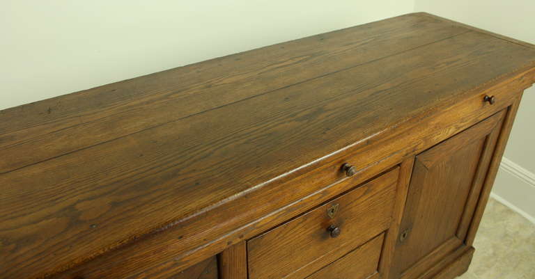 Antique French Louis Philippe Oak Sideboard 3