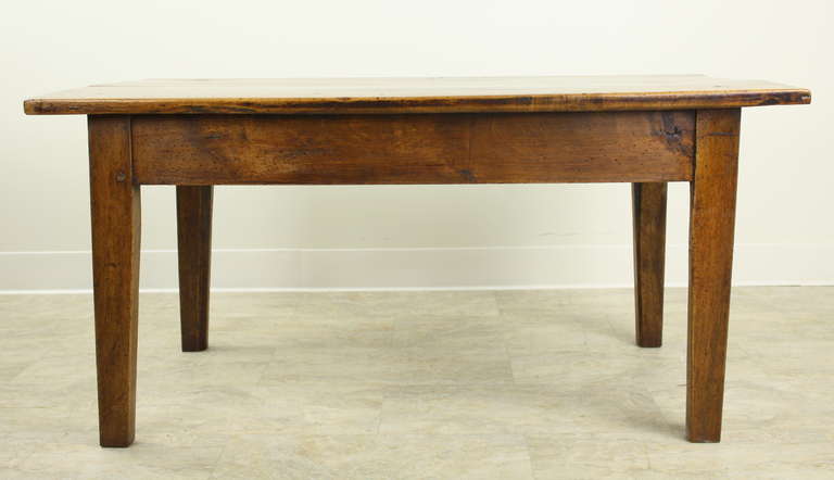 Antique French Walnut Coffee Table 1