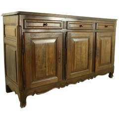 Antique French Oak Enfilade 1