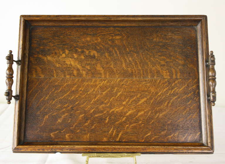 Antique English Oak Tray