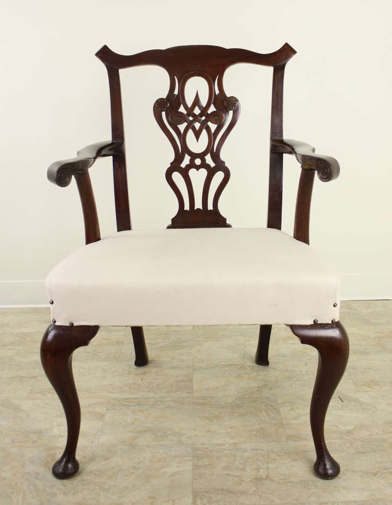 Set of Eight English Period Chippendale Dining Chairs 2