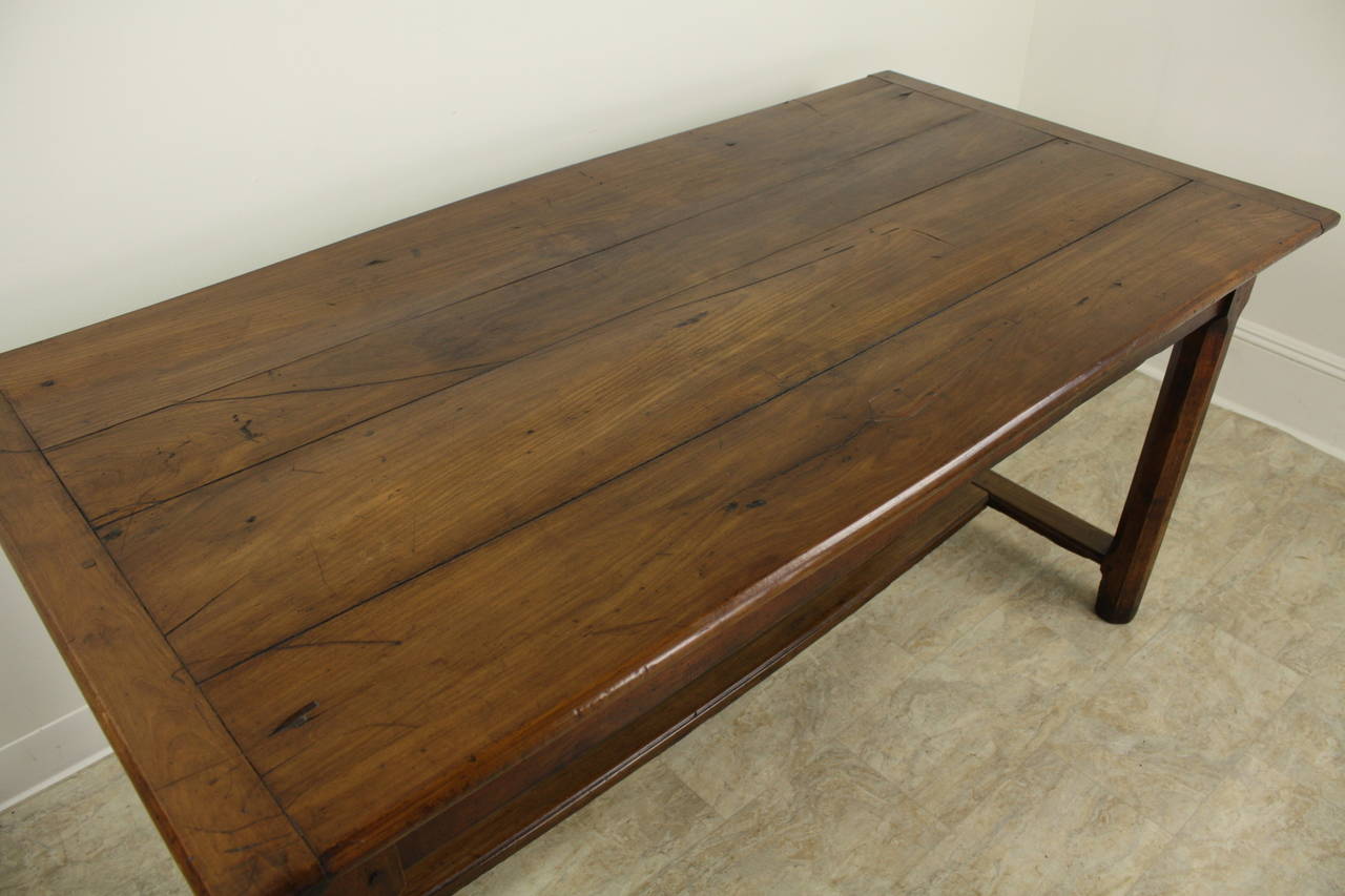 French Antique Cherry Writing Table