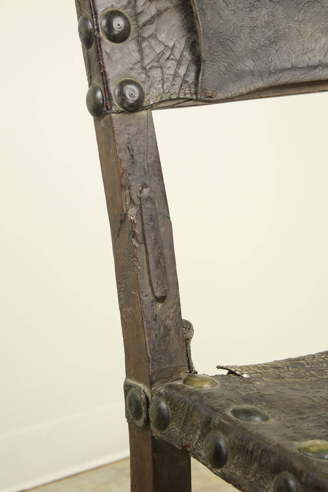 Museum Quality Early Spanish Chair 2