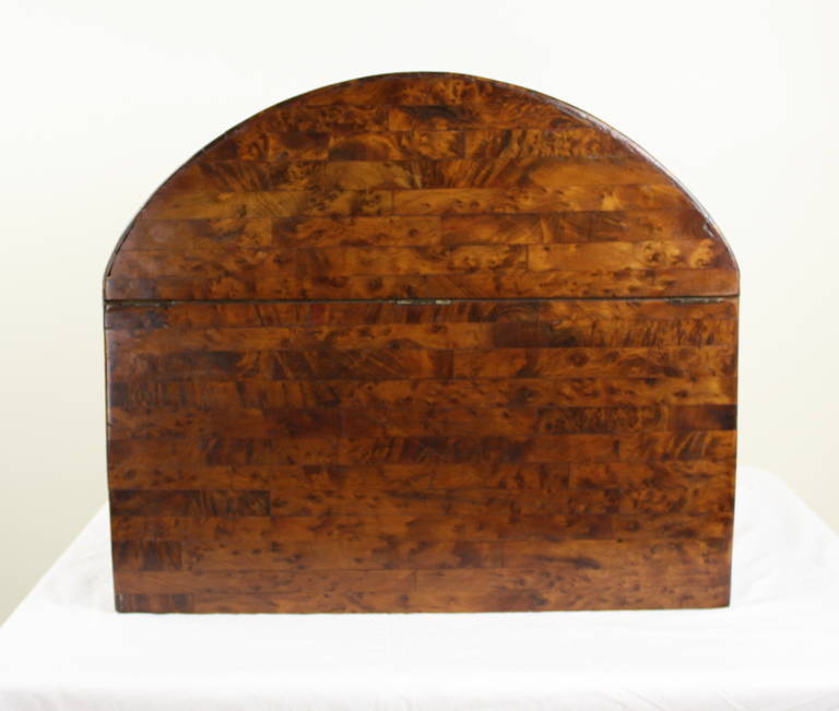 French Art Deco Dome-Top Box, Miniature Parquetry Work For Sale 2