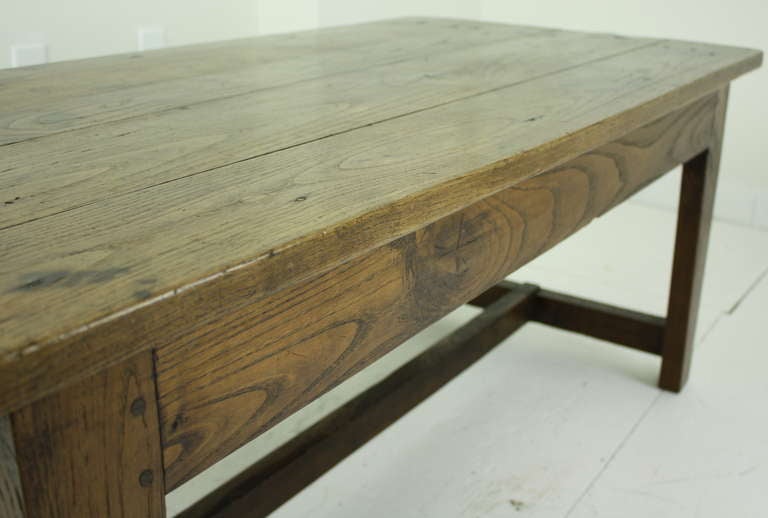 19th Century Antique French Chestnut Coffee Table