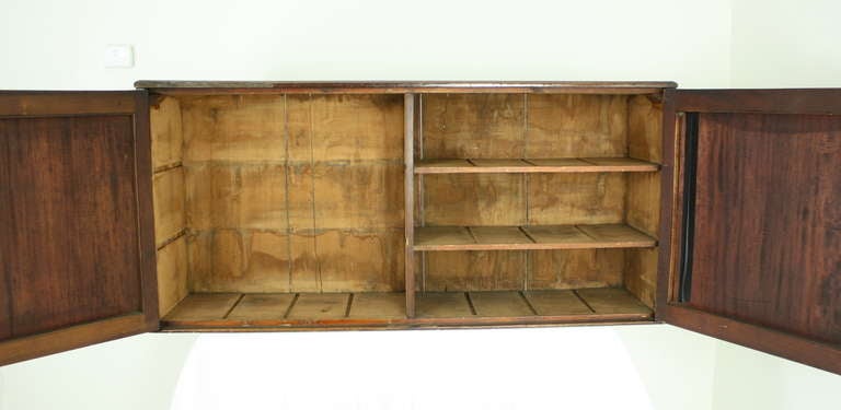 Antique English Apothecary Wall Cabinet In Good Condition In Port Chester, NY