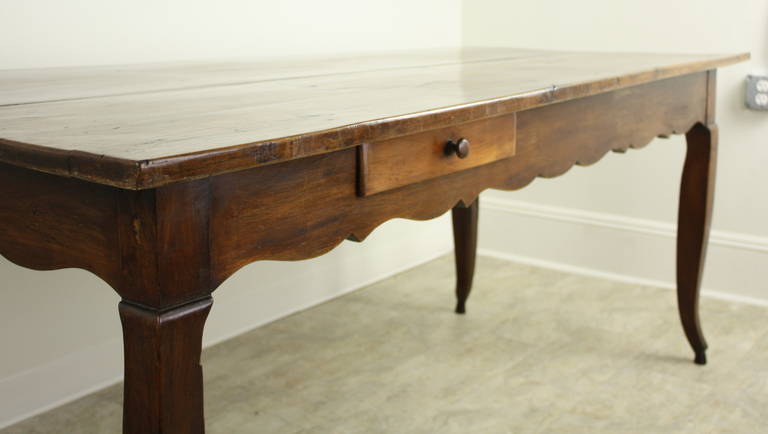 Antique French Louis XV Cherry Dining Table 2