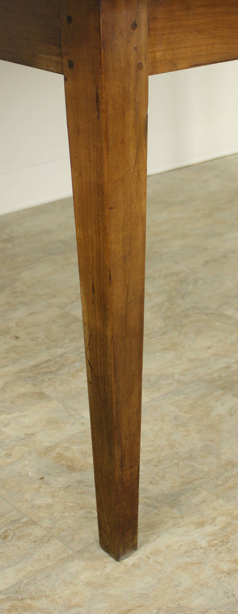 Excellent Large Cherry Drop Leaf Dining Table For Sale At