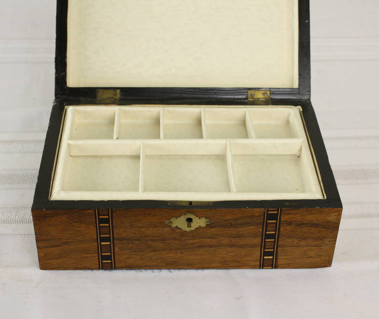 Collection of Seven Multiwood Inlaid Wooden Boxes 1