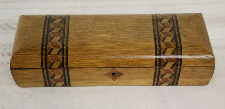 Collection of Seven Multiwood Inlaid Wooden Boxes 4
