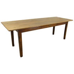 Antique Light Chestnut Farm Table 10