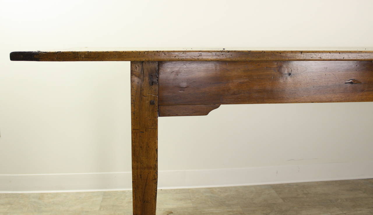 French Antique Walnut Farm Table