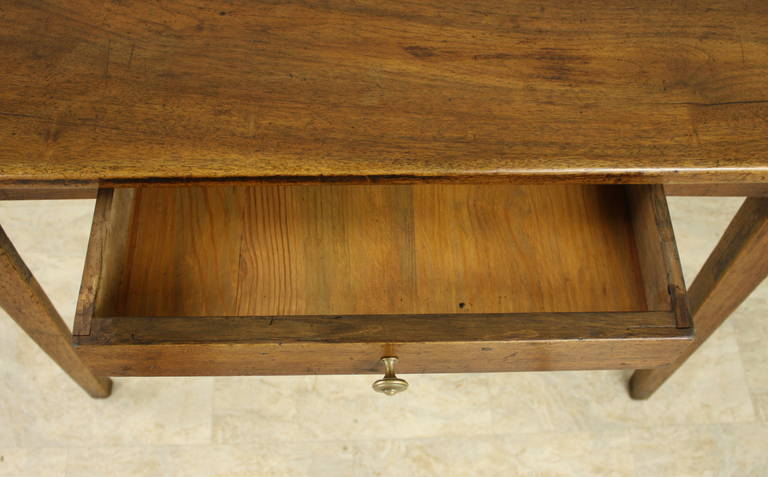 Antique French Walnut Writing Table 1