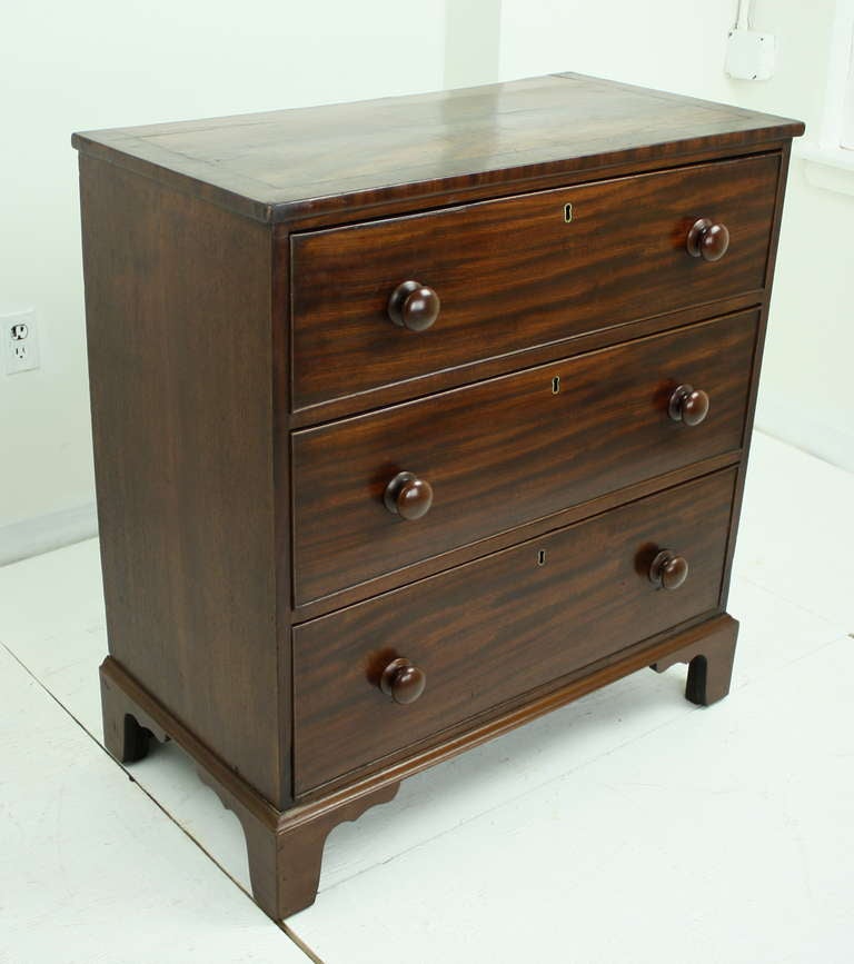 Small Antique Georgian Mahogany Chest