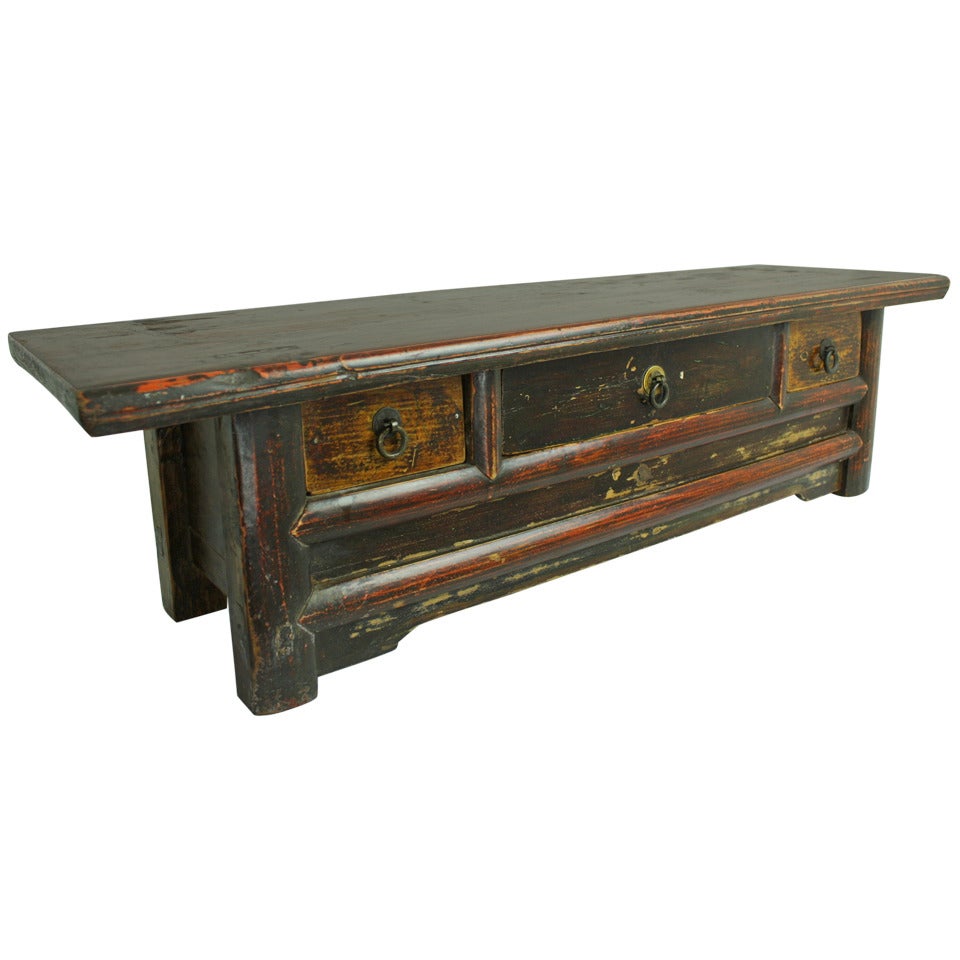 Antique Chinese Low Table-Top Chest
