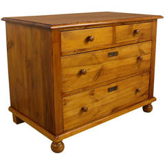 Antique Continental Pine Chest of Drawers