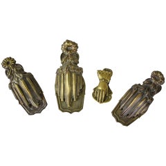 Collection of Four English Victorian Letter Clips