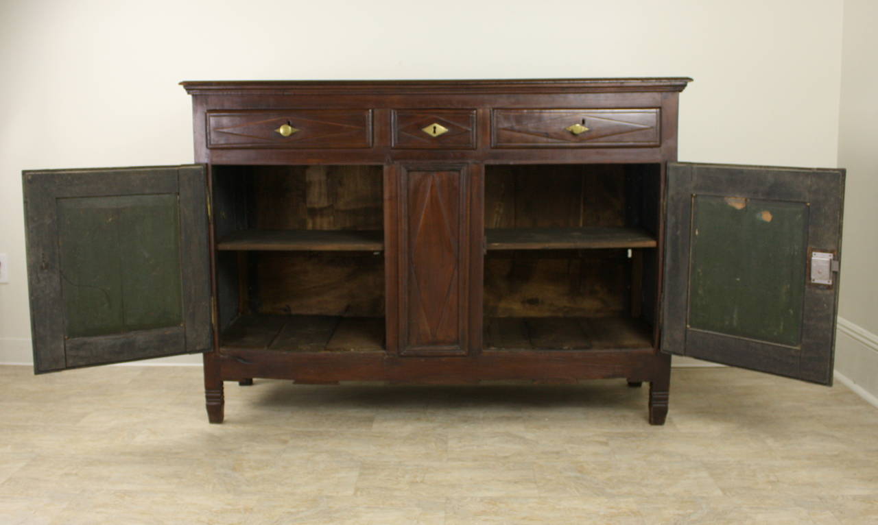 Antique French Chestnut Buffet SATURDAY SALE In Good Condition In Port Chester, NY