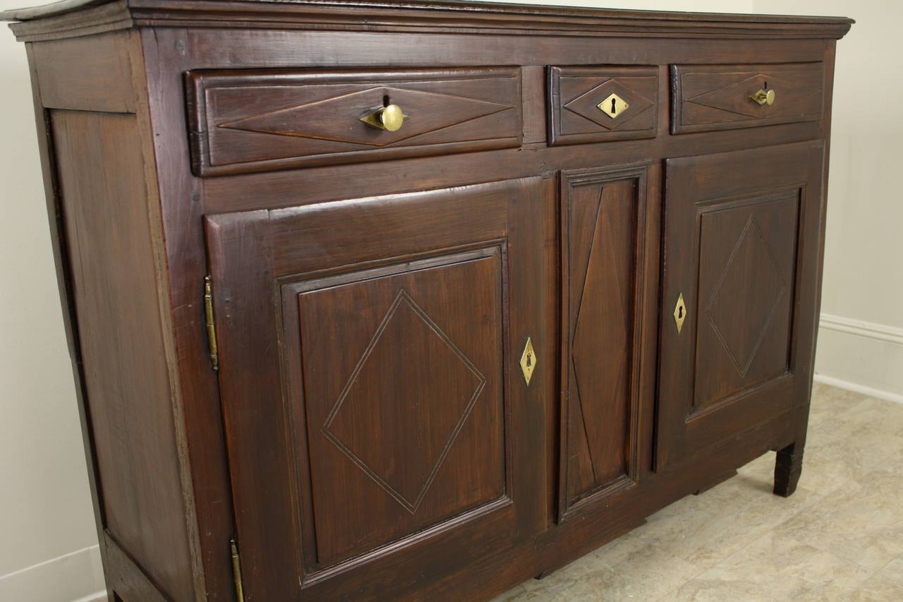 19th Century Antique French Chestnut Buffet SATURDAY SALE