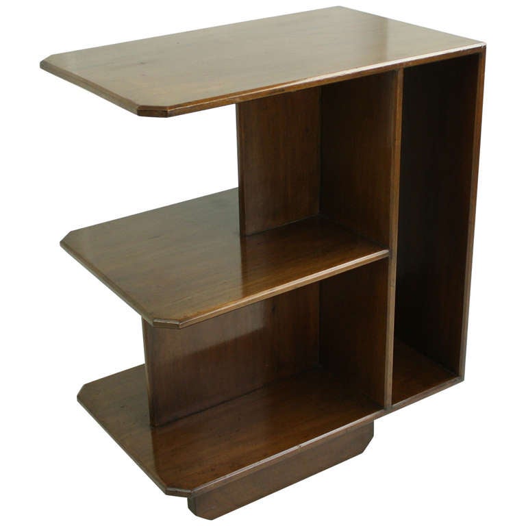 English Mahogany MidCentury End Table at 1stdibs