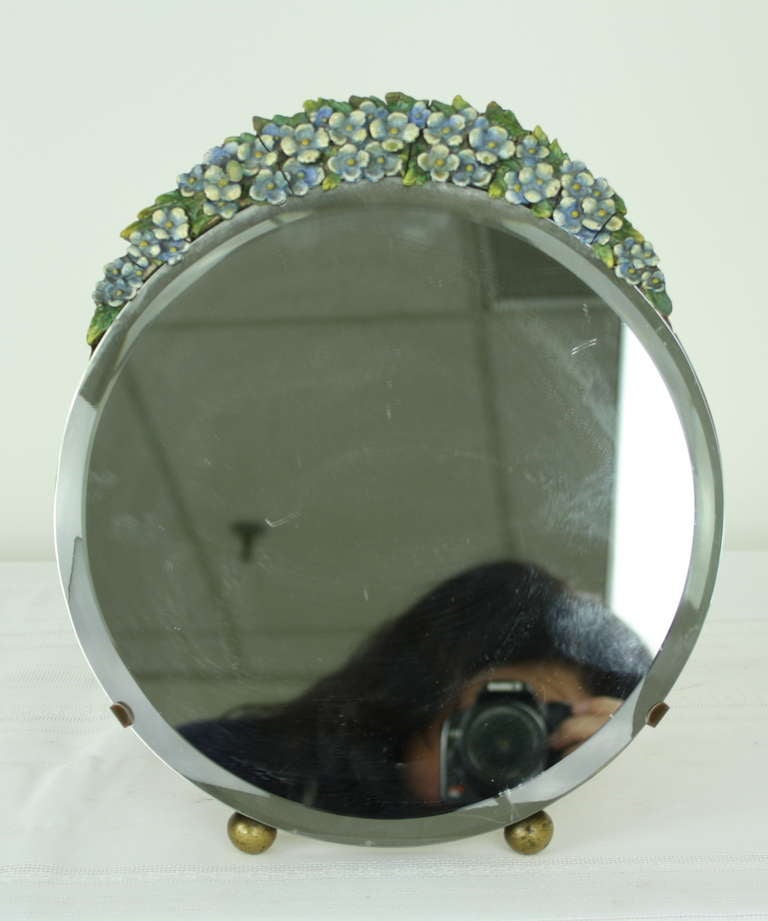 Collection of Five English Vintage Barbola Mirrors In Good Condition In Port Chester, NY