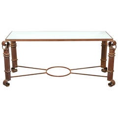 Wrought Iron Console