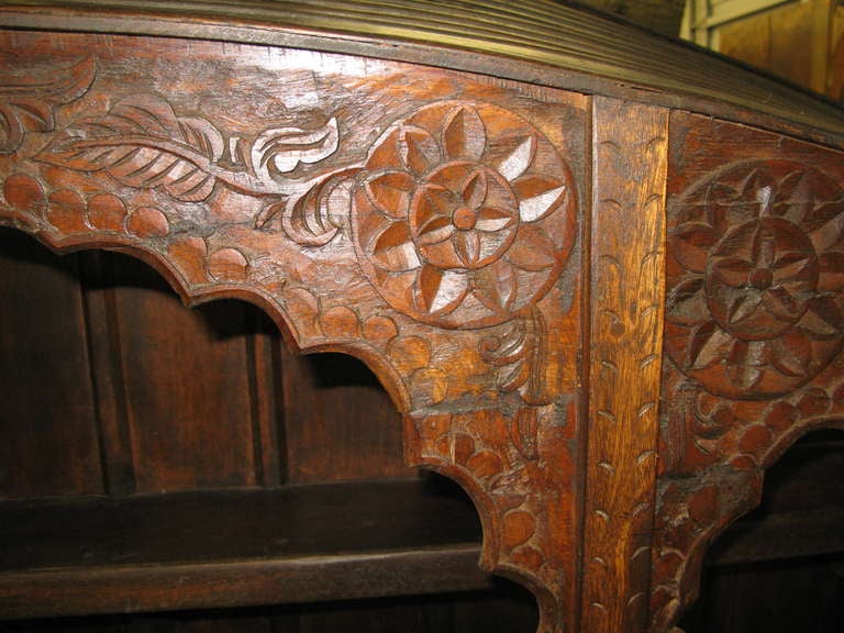Hand Carved Wood anglo Indian Wall Shelve 2