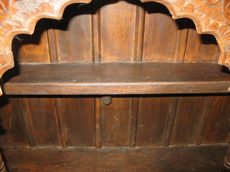 Hand Carved Wood anglo Indian Wall Shelve 3