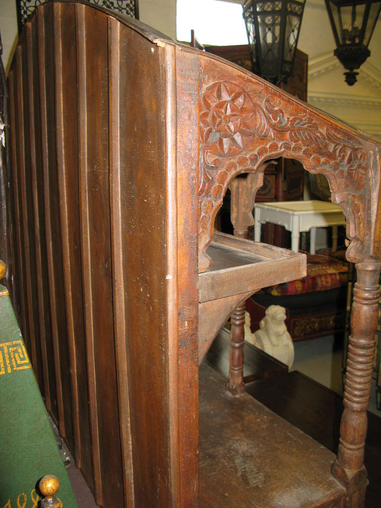 Hand Carved Wood anglo Indian Wall Shelve 6