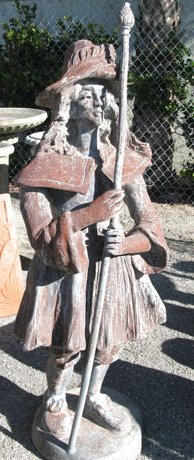 Nicely weathered Lead Garden Statue